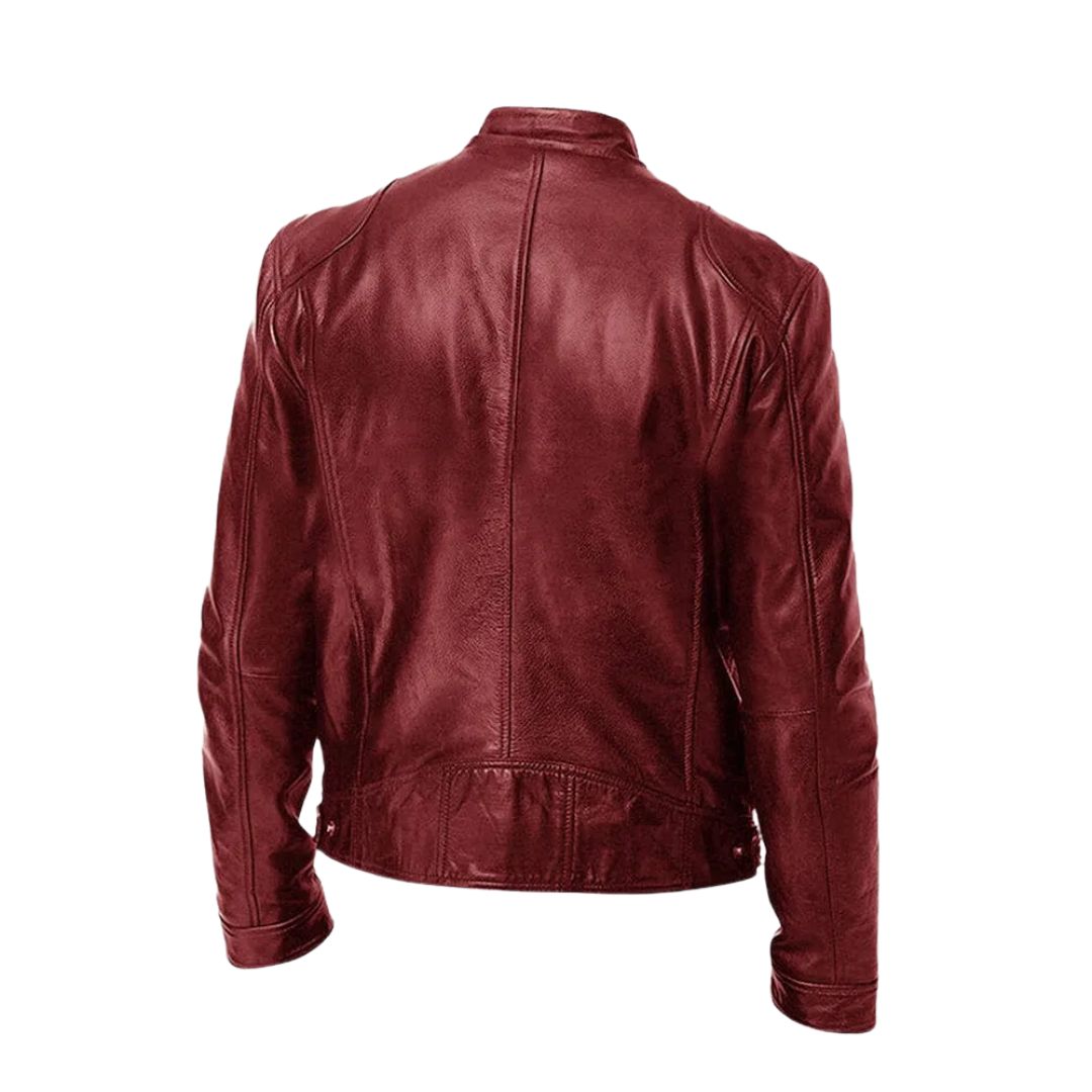 Veste en cuir décontractée : 1 achetée, 1 offerte