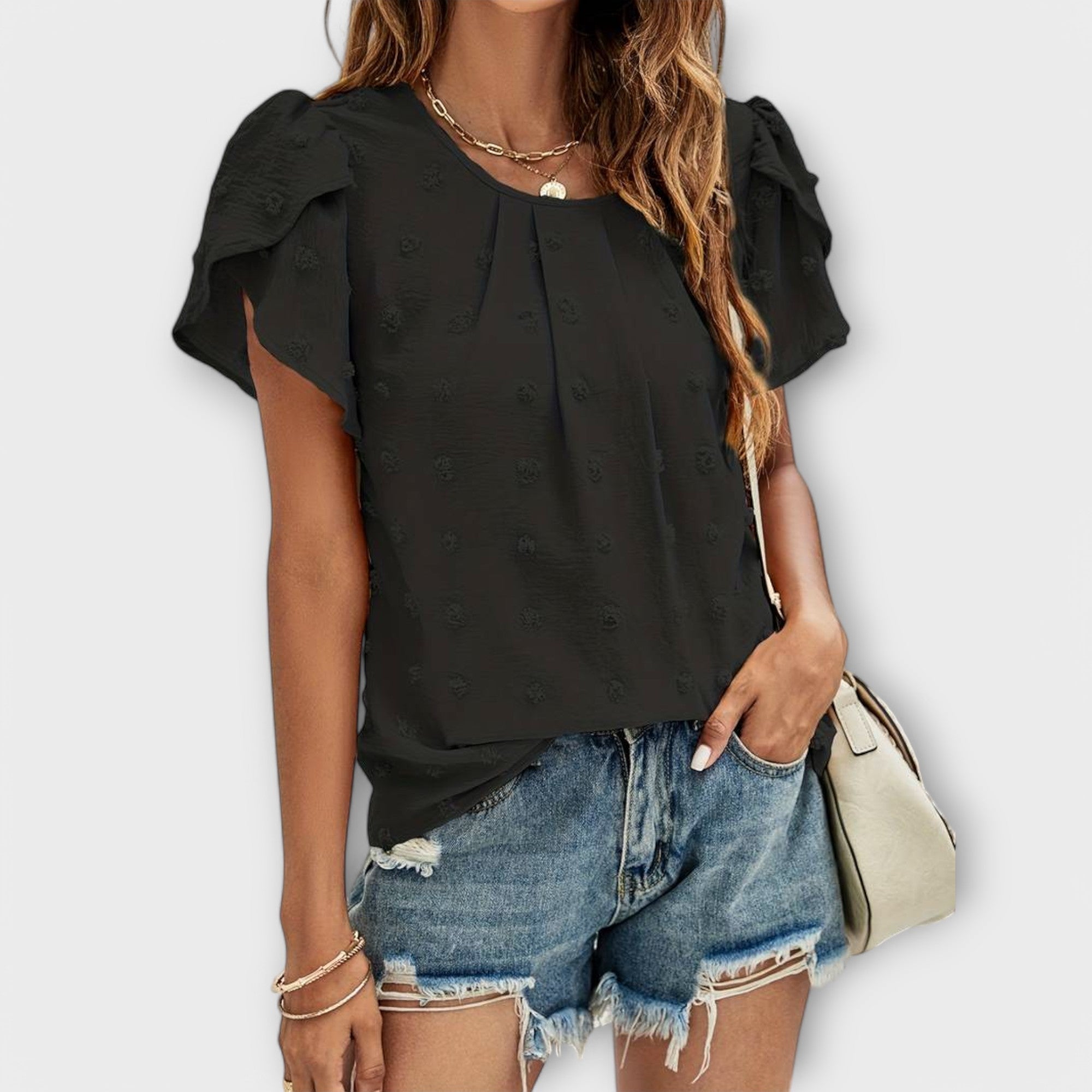 Charlotte - blusa de puntos