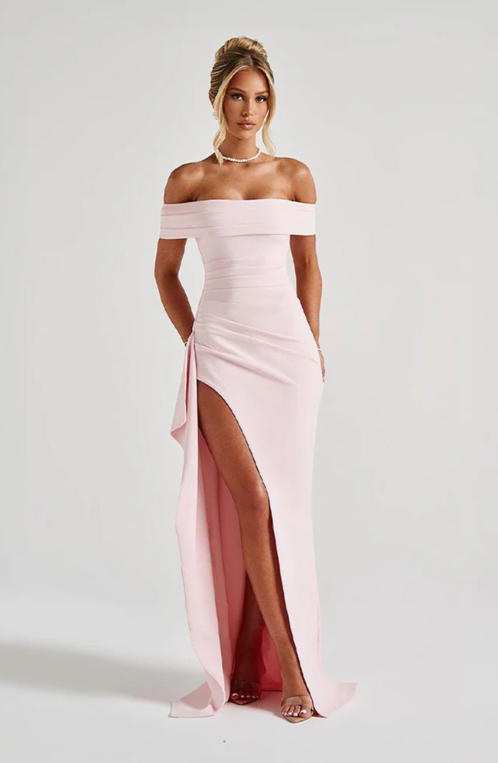 Robe Maxi Découpée