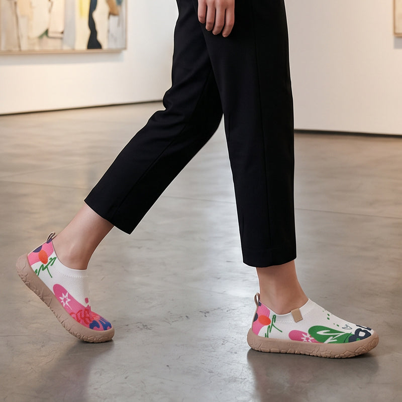 Slip-On Imprimé Artistique & Semelle Souple