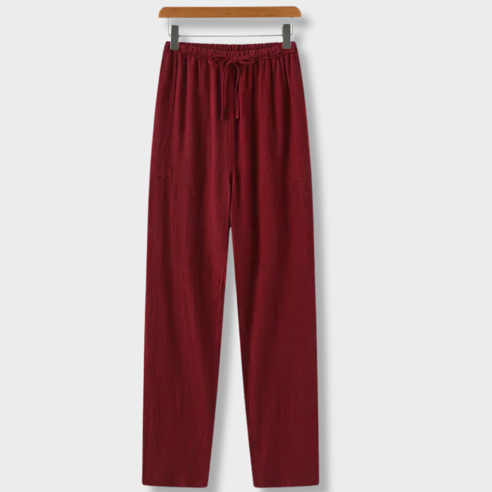 Pantalon en Lin Slim