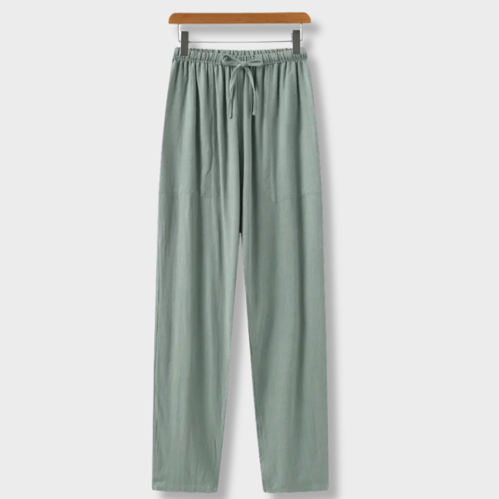 Pantalon en Lin Slim