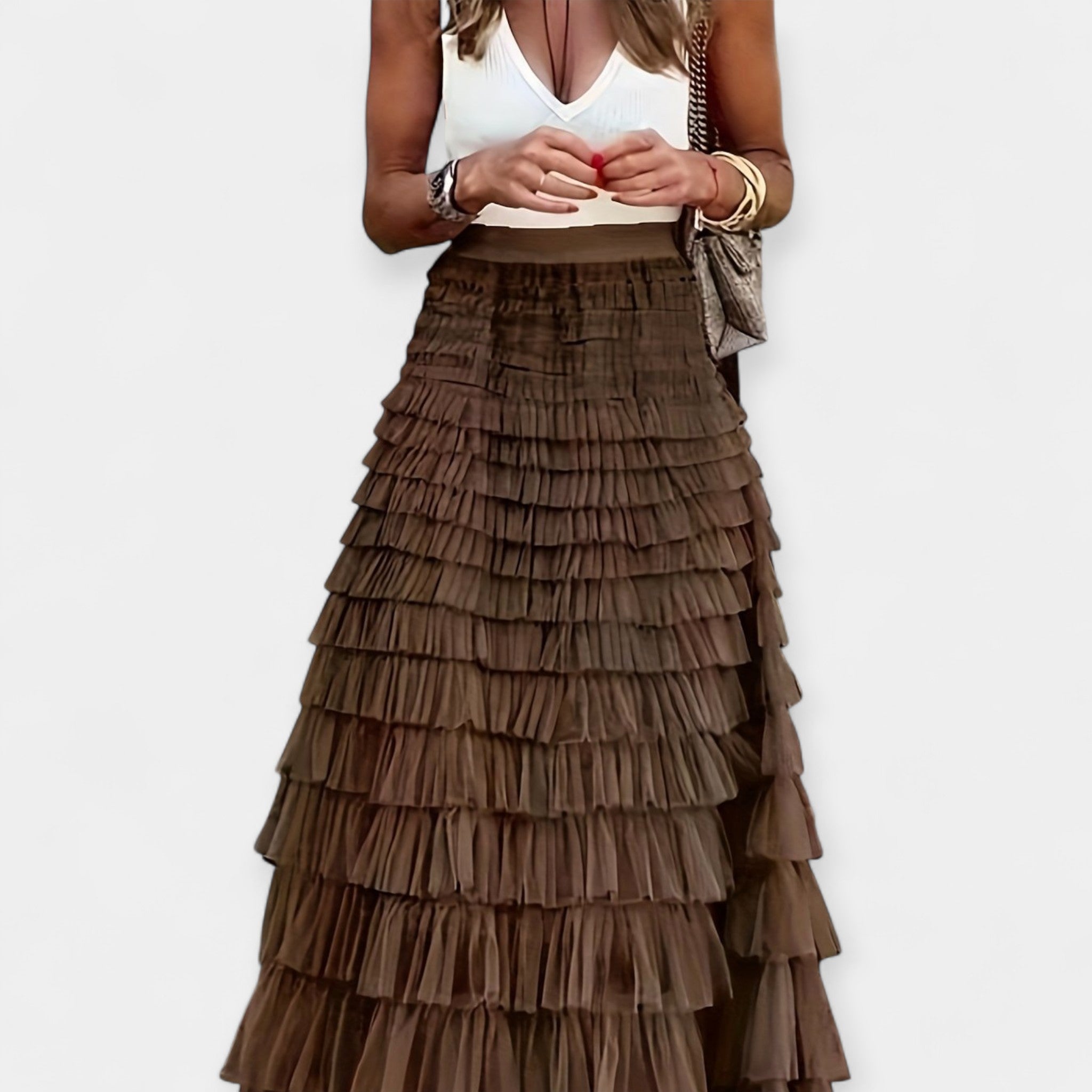 Jupe Boho avec Dentelle