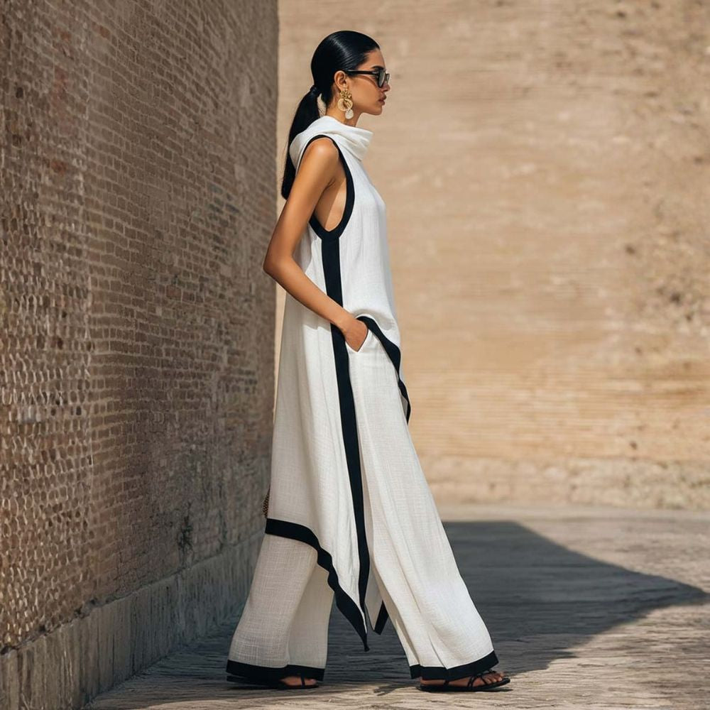 COSTUME ÉLÉGANT EN LIN