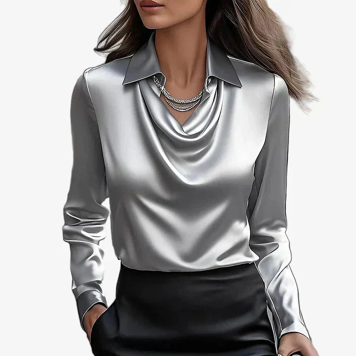 Blouse Elira™ à Col Montant