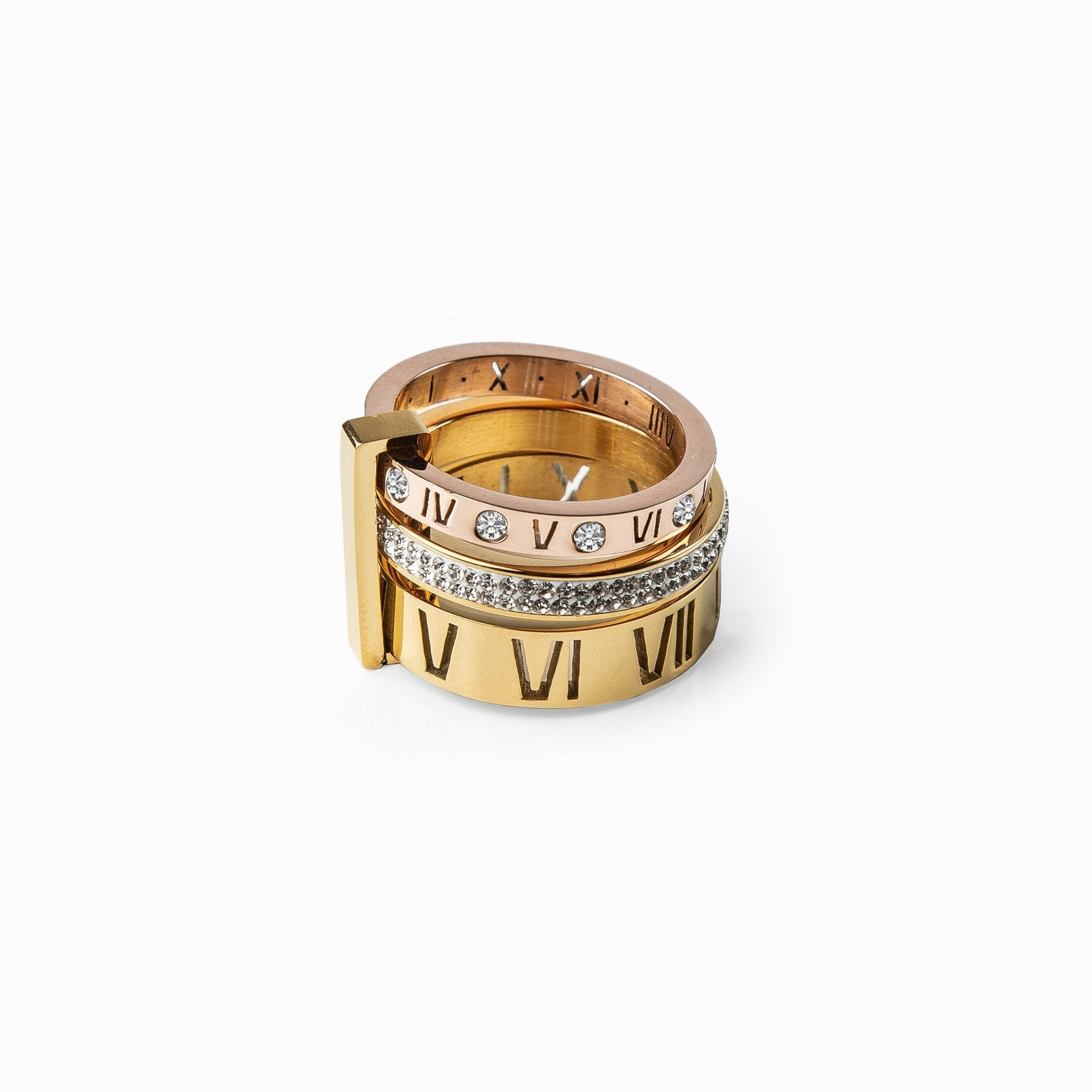 Bague Triple Brillante