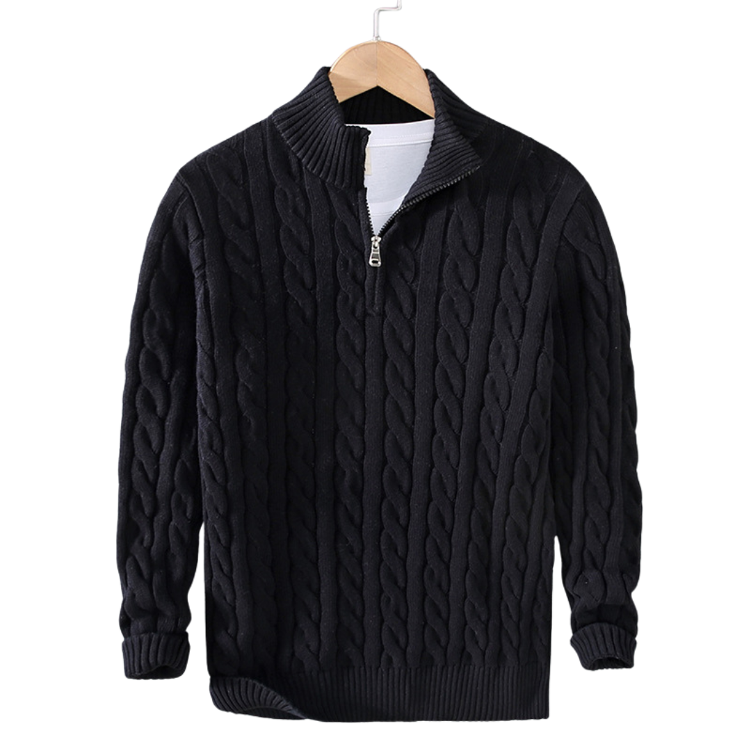 Lenoir™ | Sweat à capuche avec demi-fermeture éclair
