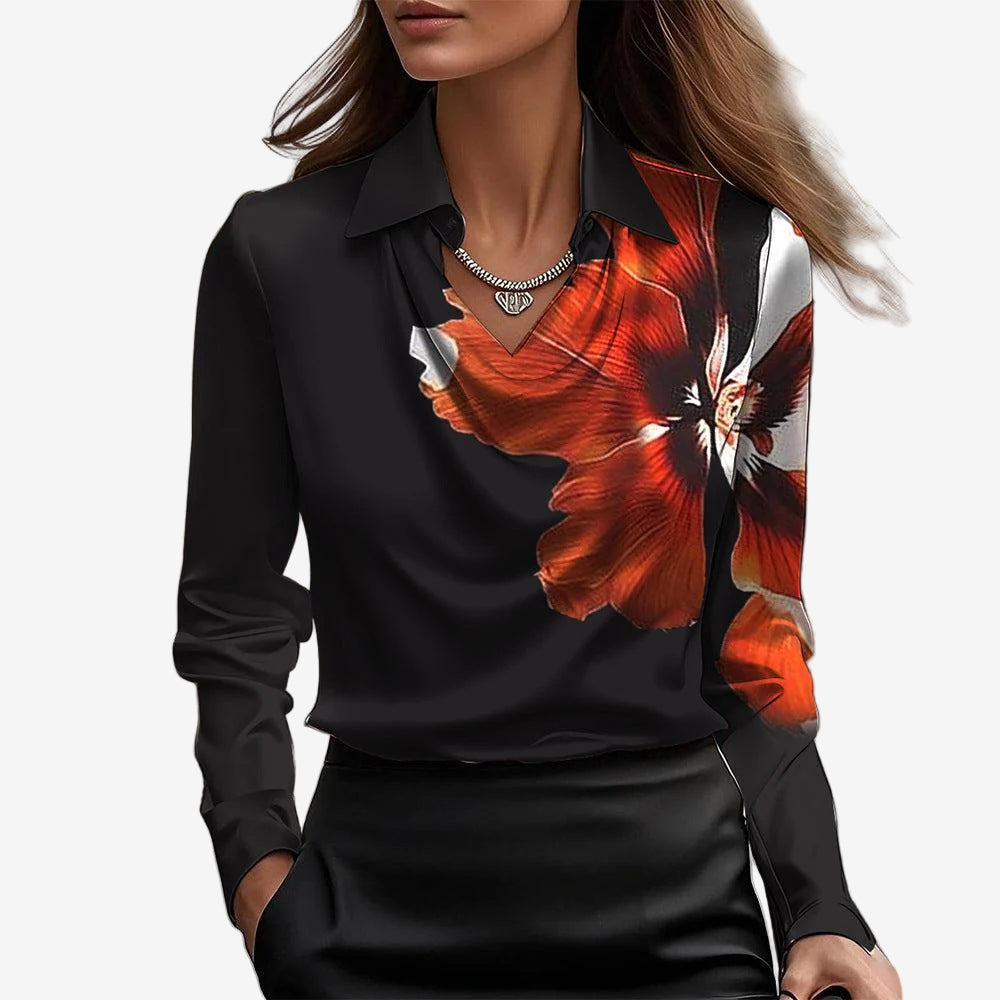 Blouse Elira™ à Col Montant