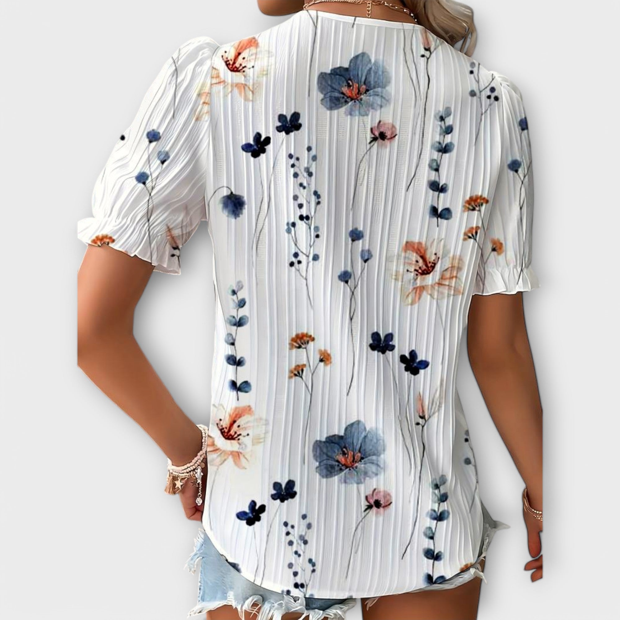 Emily - Elegante Blusa de V-hals