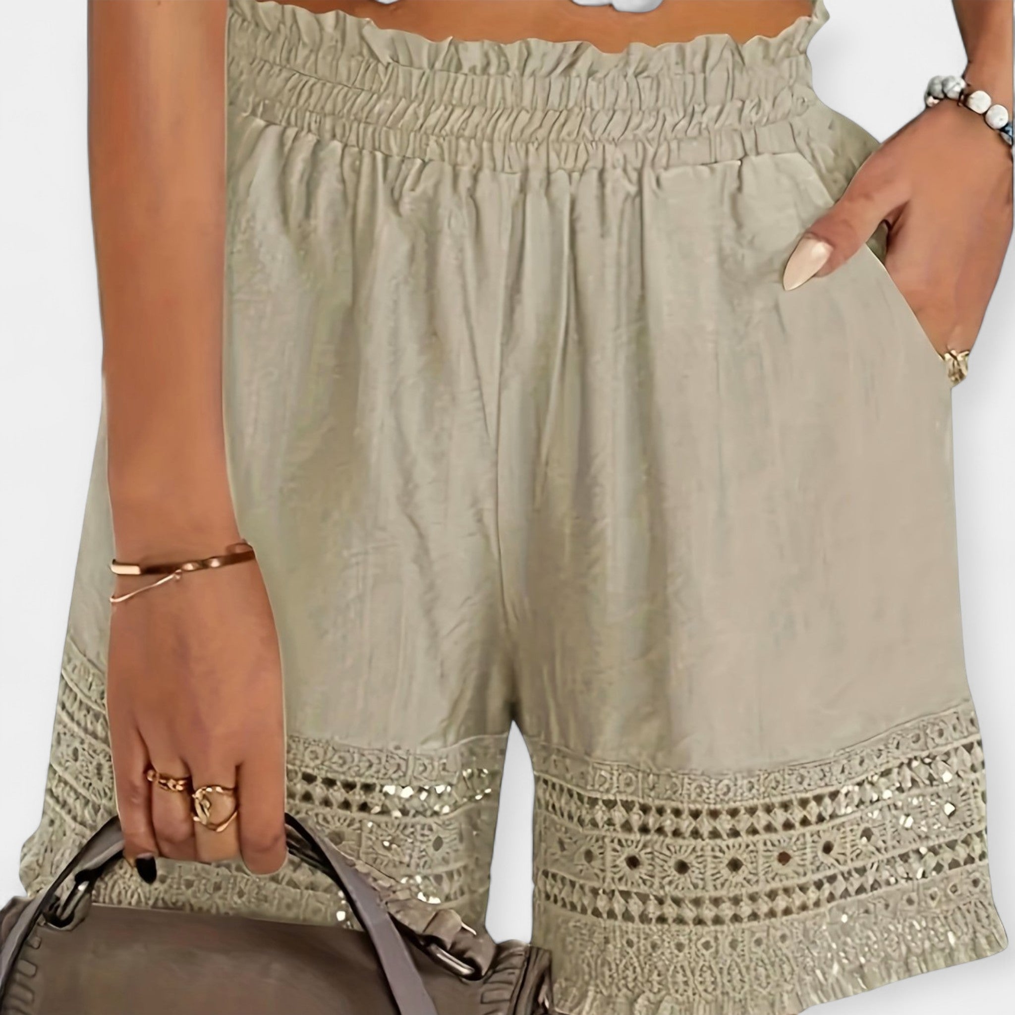 Shorts en Dentelle d'Été