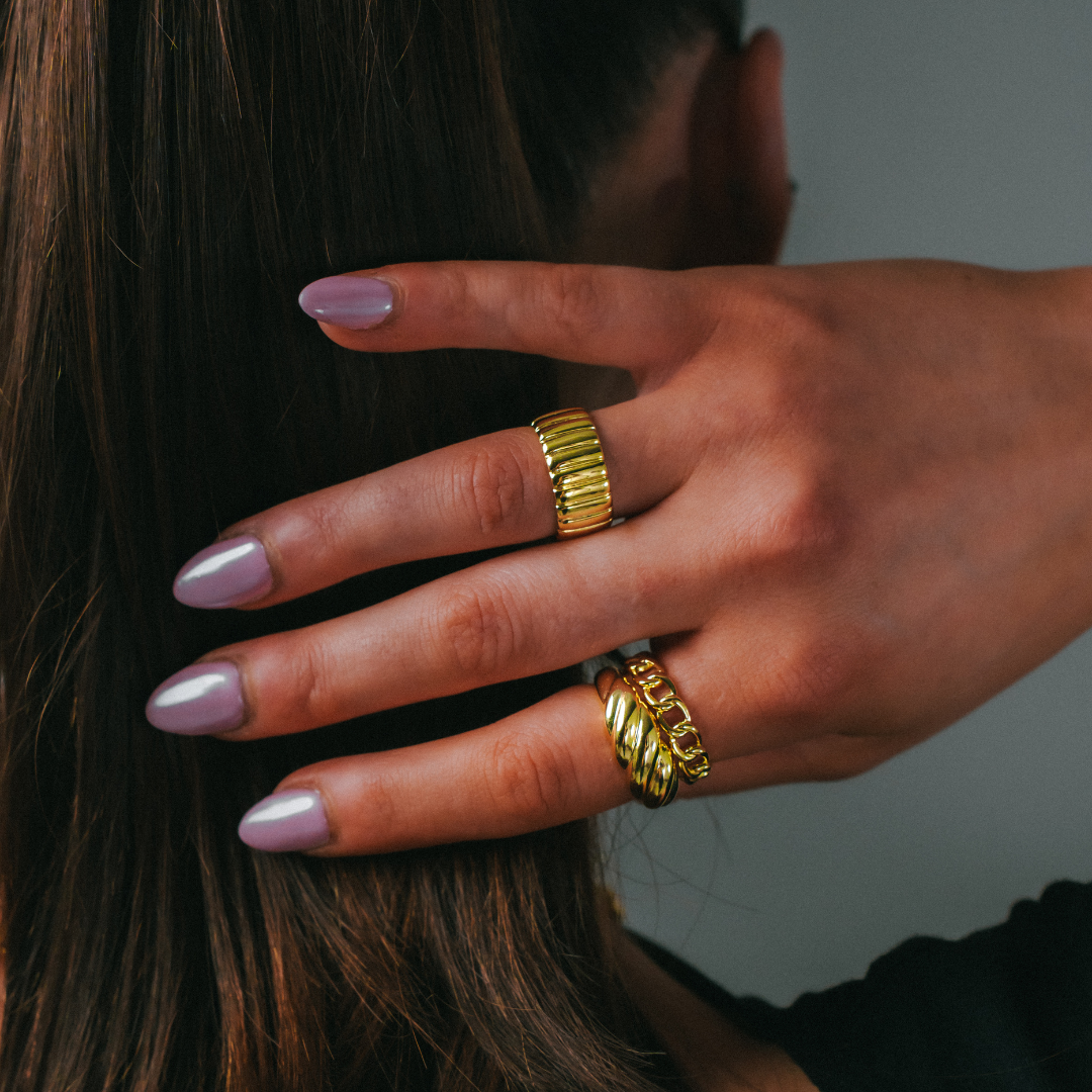 Bague en Chaîne Moderne