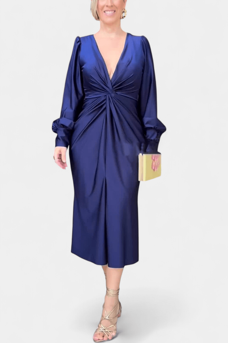Bodil | Robe V-Cou Intemporelle