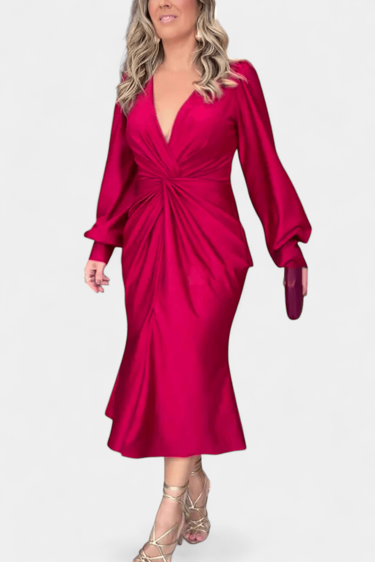 Bodil | Robe V-Cou Intemporelle