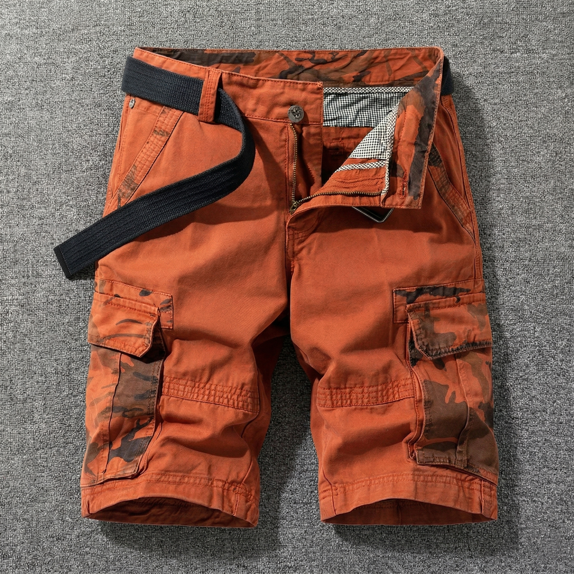 Hedan - Shorts Cargo Avec Ceinture