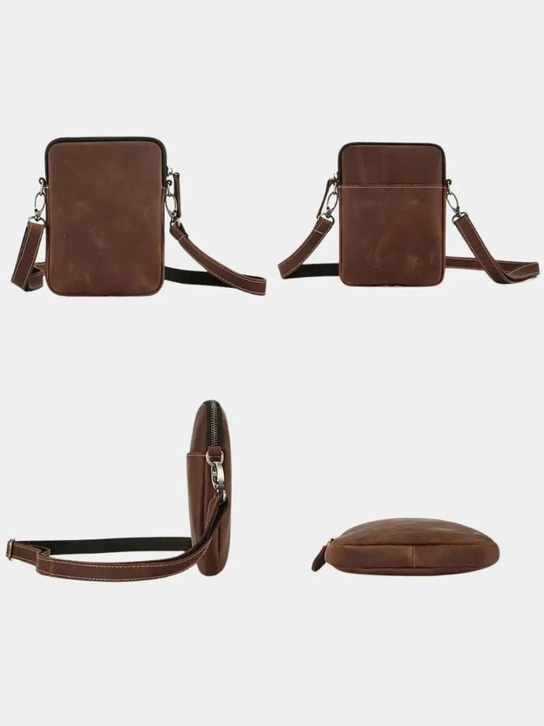 Carl™ | Sac à Bandoulière en Cuir Minimaliste