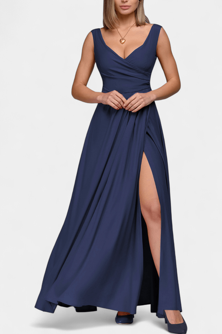 Gris | Robe Plissée