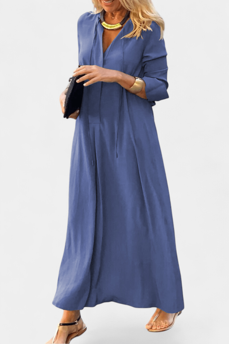 Helene | Robe avec décolleté en V