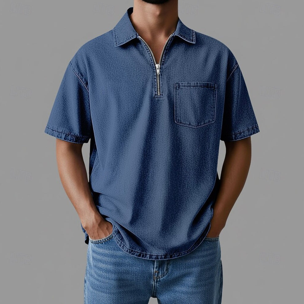 Chemise zippée DenimCore