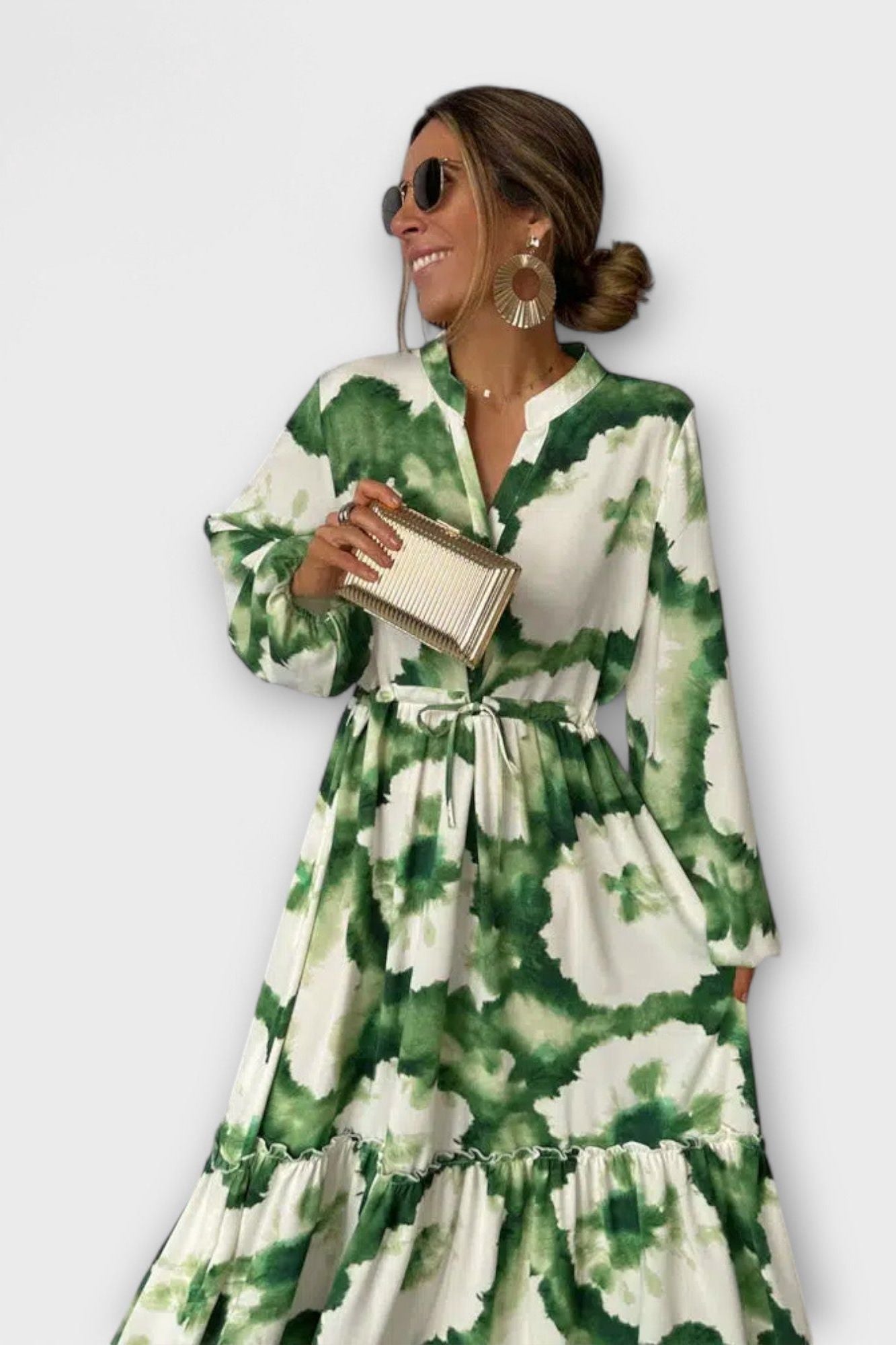Luna | Robe Maxi à Fleurs