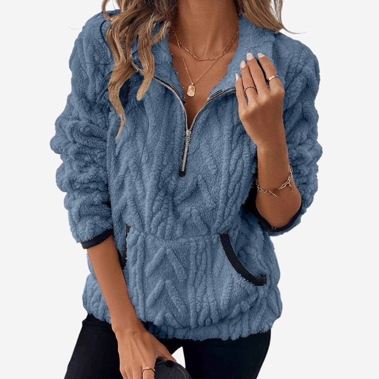 Annie™ Gilet Douillet avec Fermeture Éclair