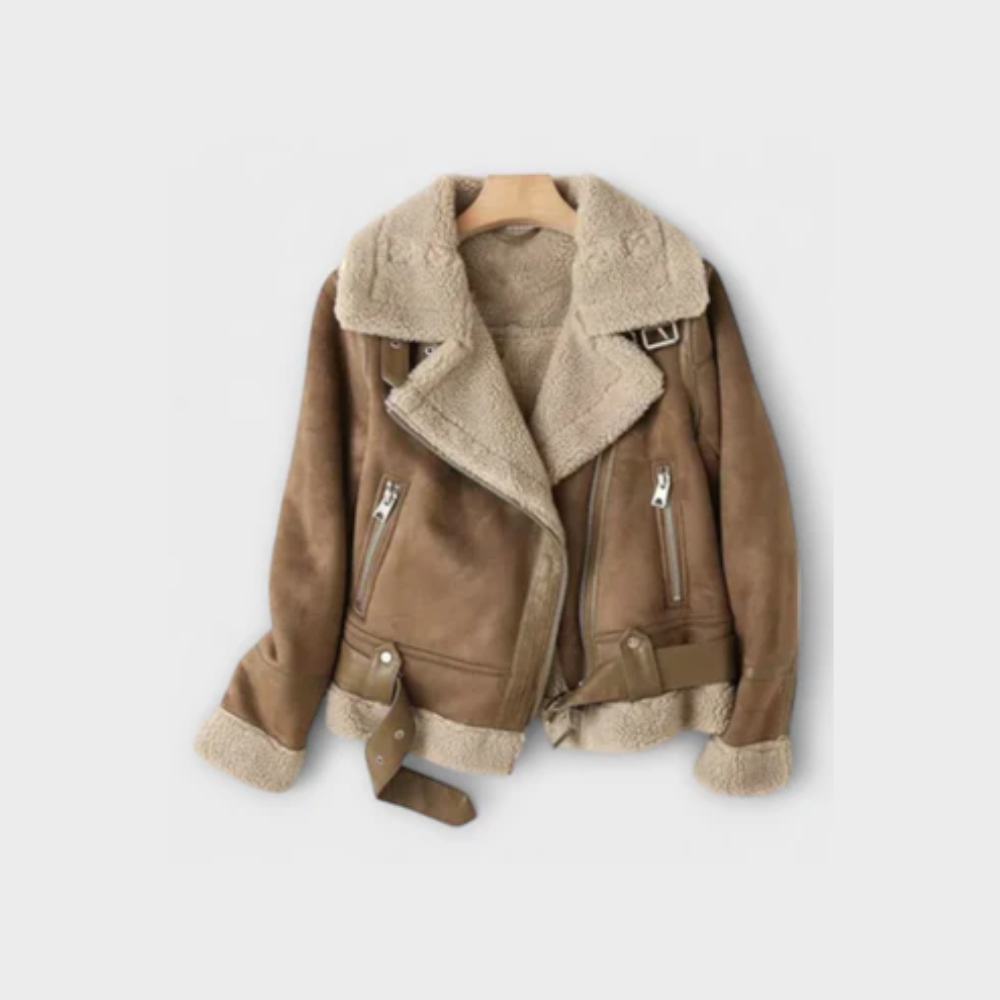 Veste Pilote Aurora en Shearling