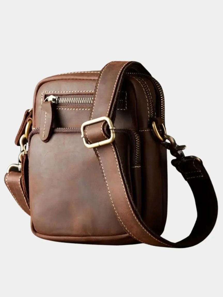 Rene™ | Sac à Bandoulière en Cuir Rétro