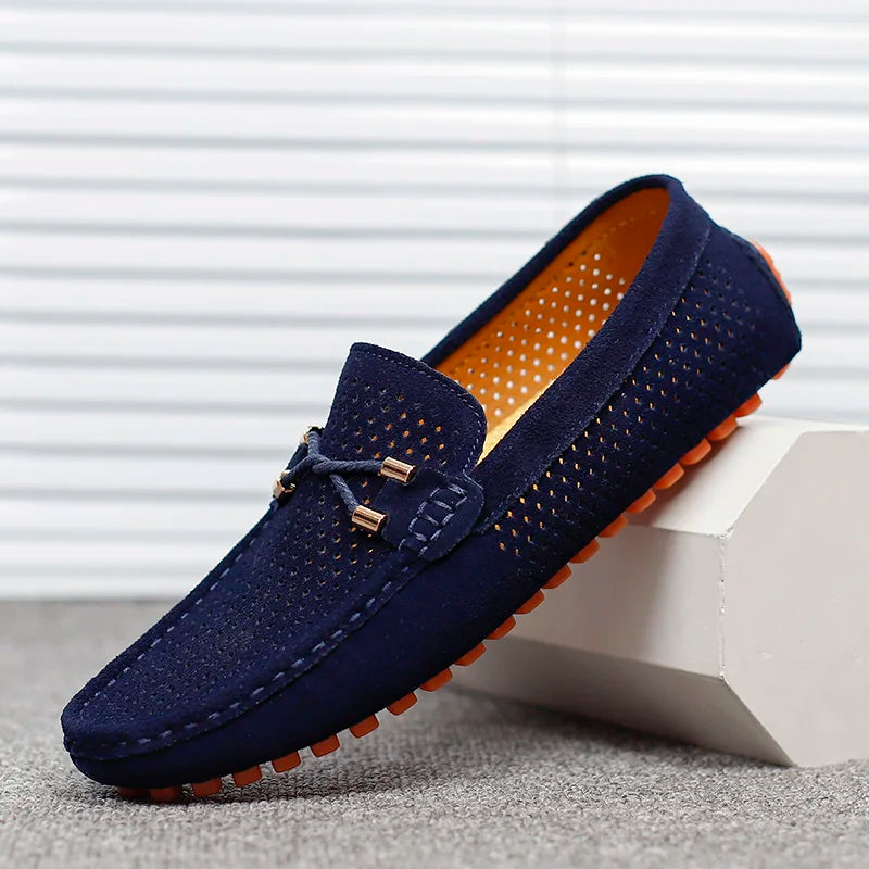 Chaussures en cuir respirantes