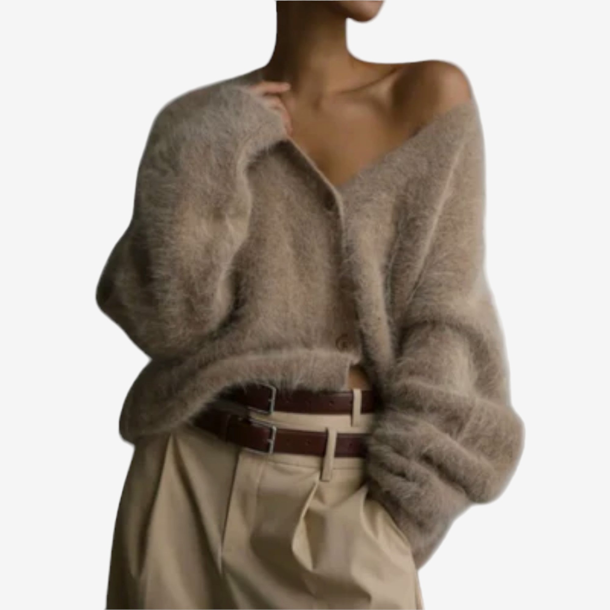 Lilah™ Pull en Maille Peluche