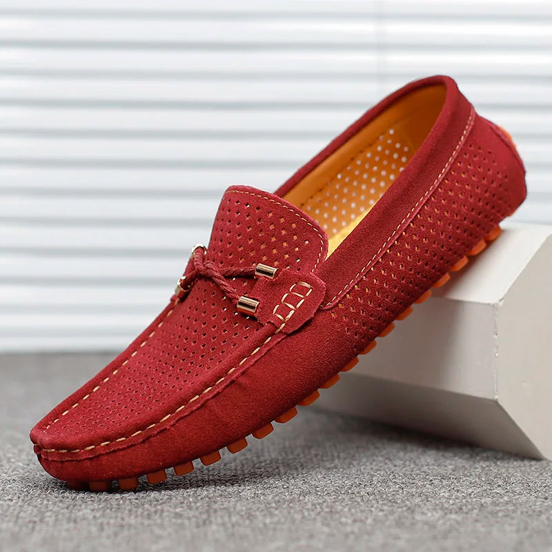 Chaussures en cuir respirantes