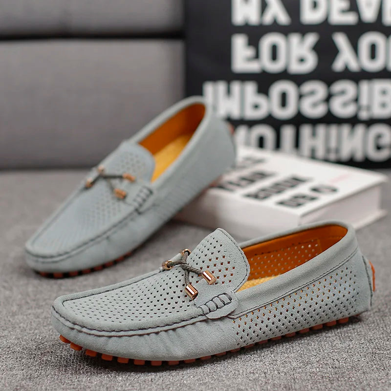 Chaussures en cuir respirantes