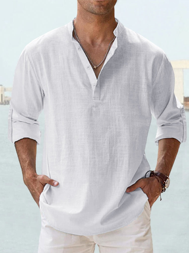 Chemise respirante en lin