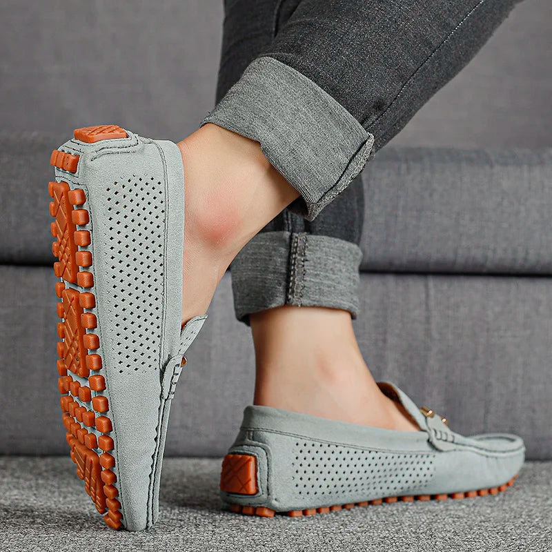 Chaussures en cuir respirantes