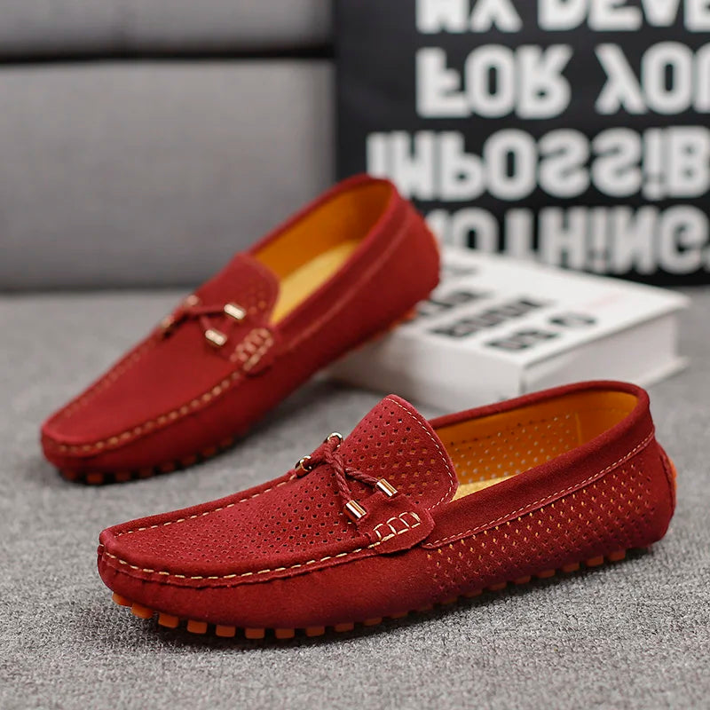 Chaussures en cuir respirantes