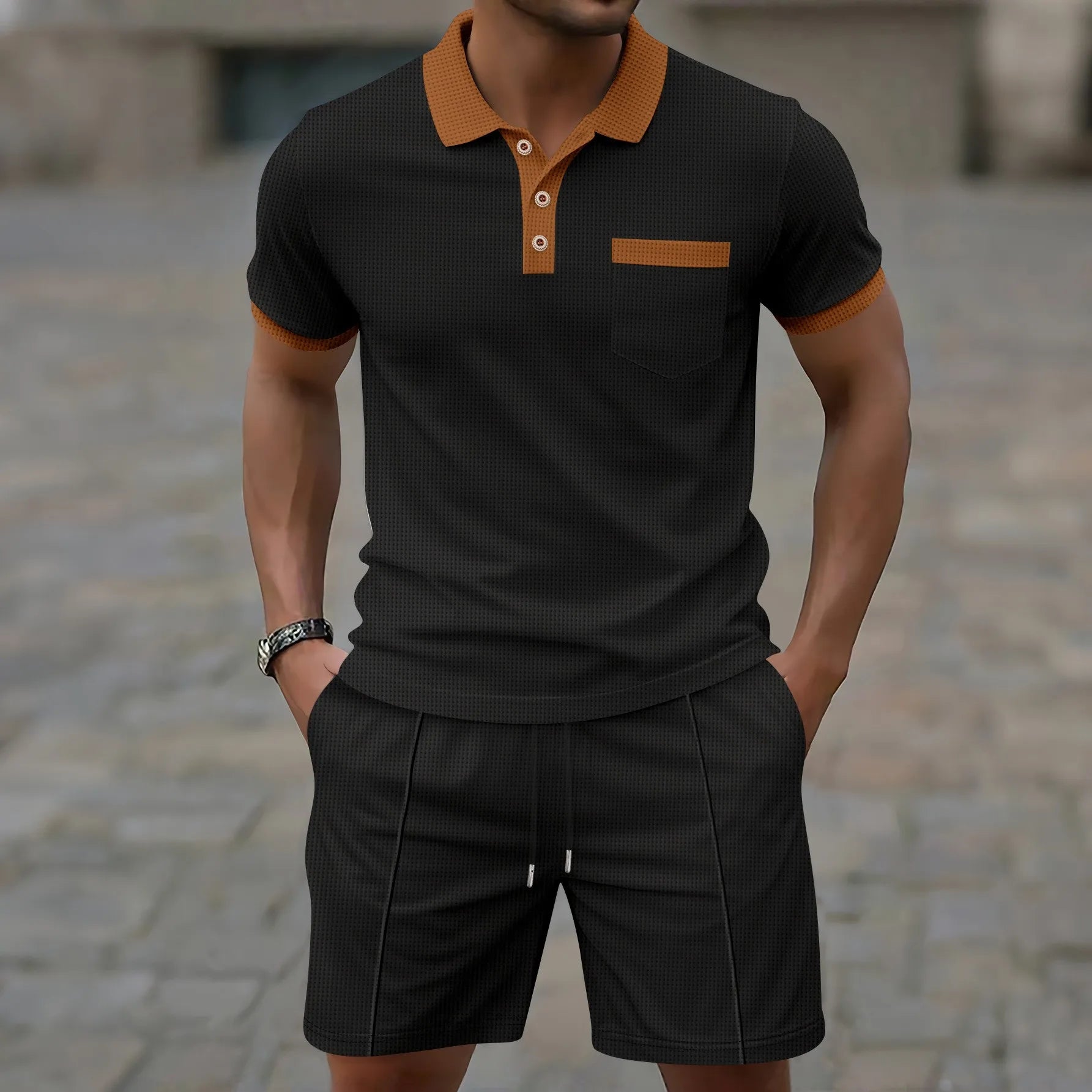 Ensemble polo classique pour homme