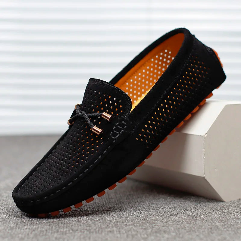 Chaussures en cuir respirantes