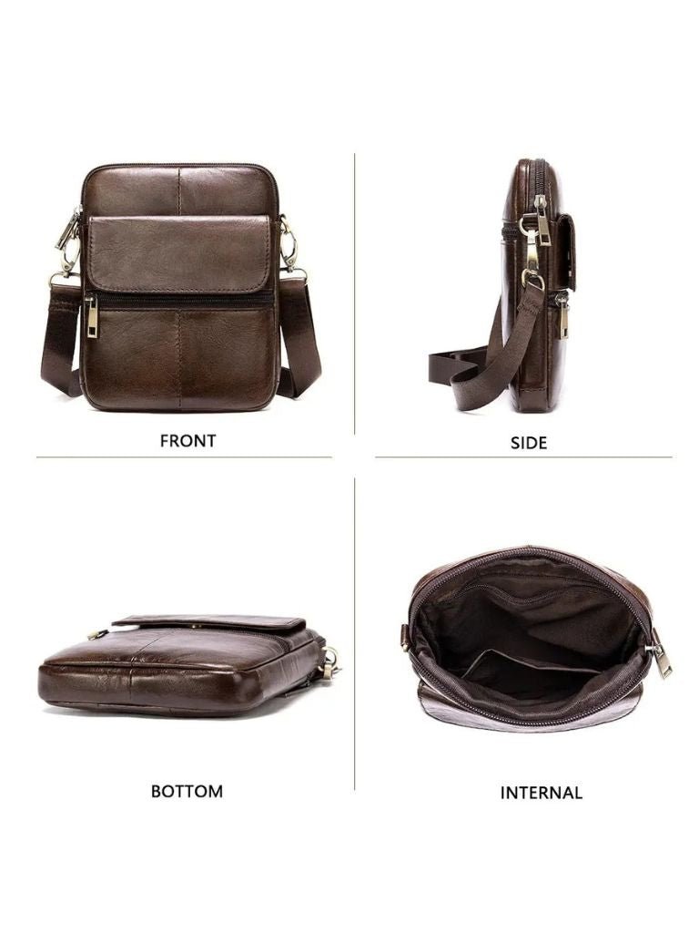 Tobias™ | Sac à bandoulière en cuir