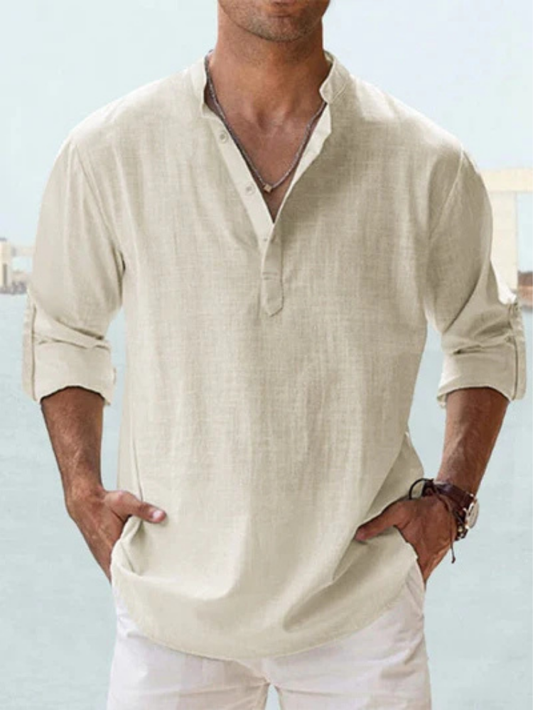 Chemise respirante en lin