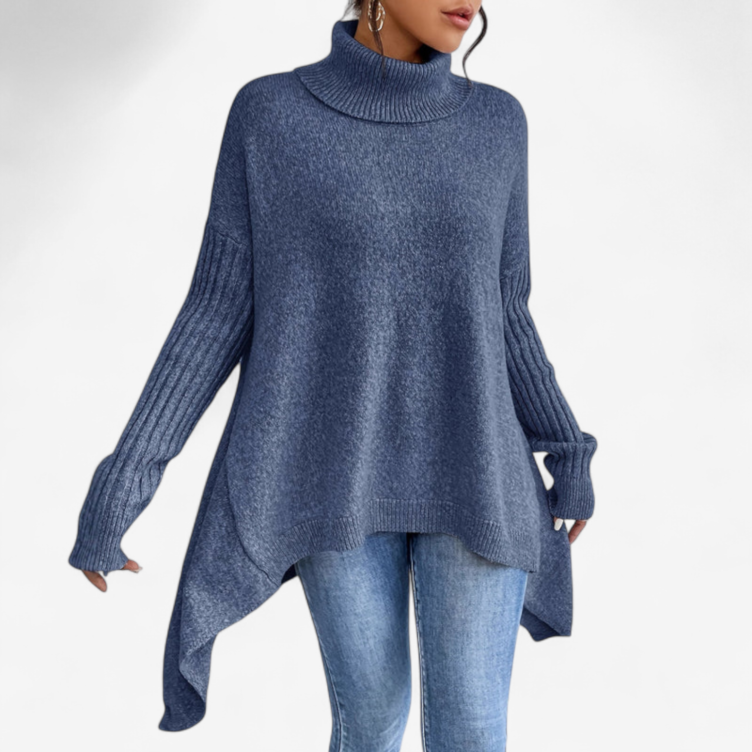 Frédérique™ Pull Doux avec Col