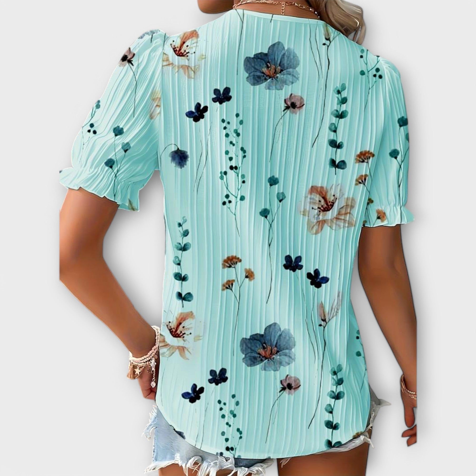 Emily - Elegante Blusa de V-hals