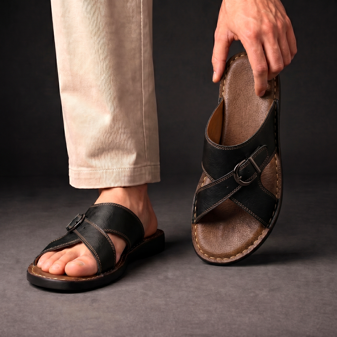 Sandales à brides croisées