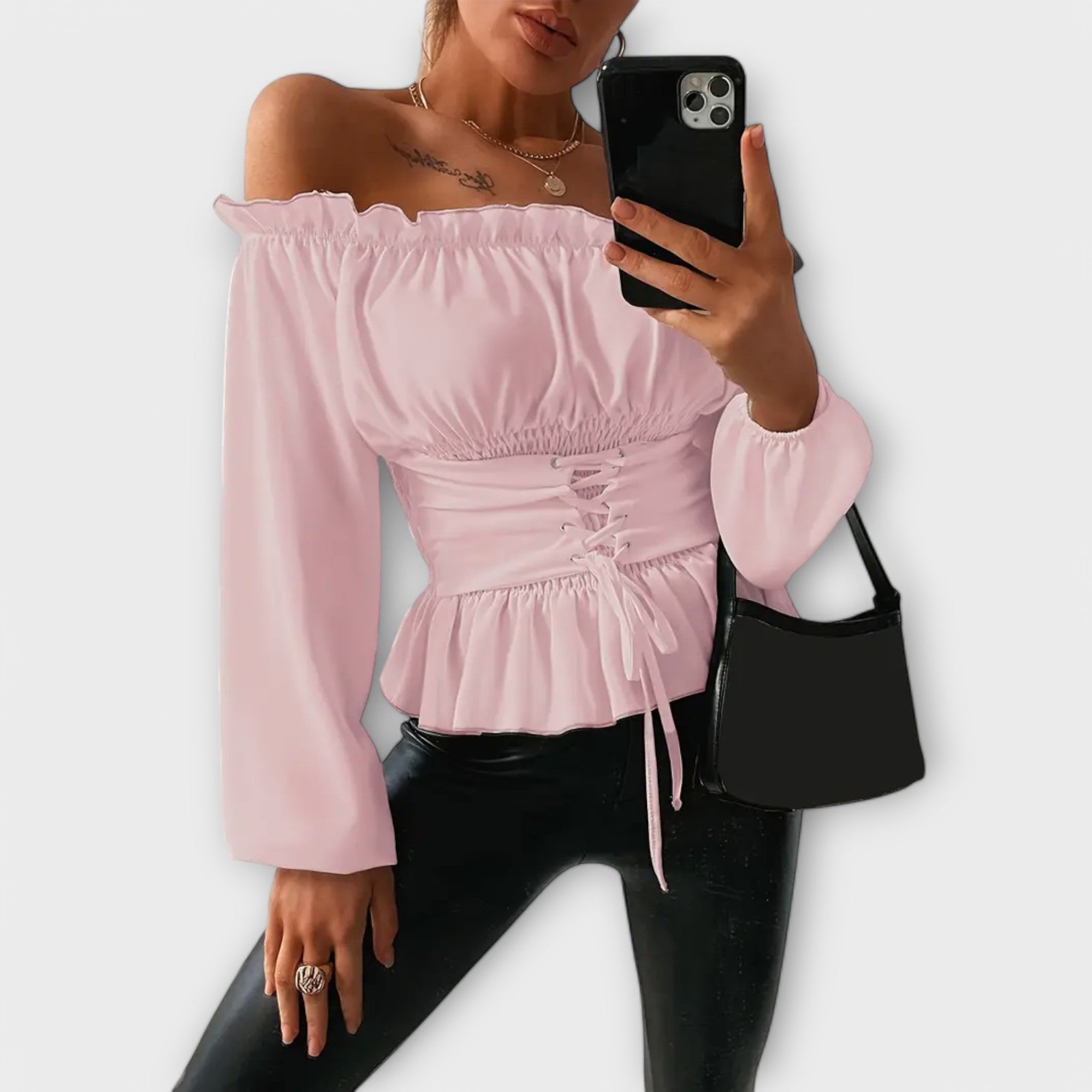 Amelia - Blusa con Pliegues