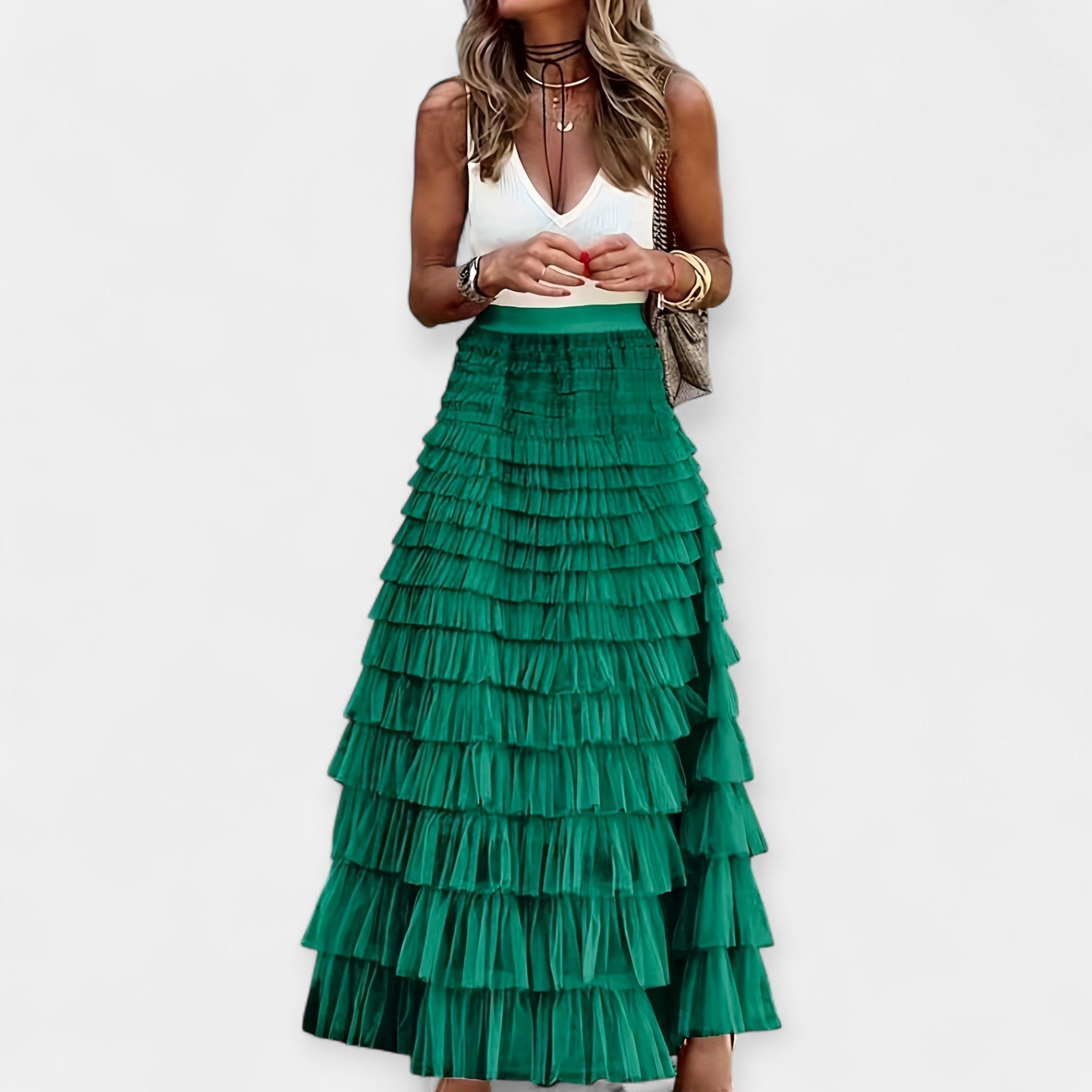 Jupe Boho avec Dentelle