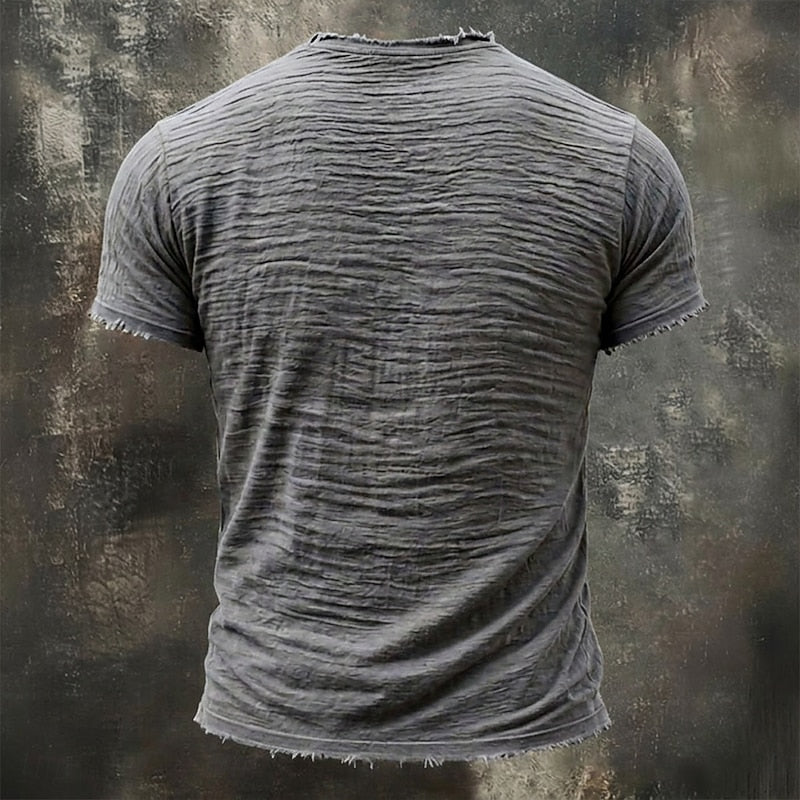 T-shirt vintage col V