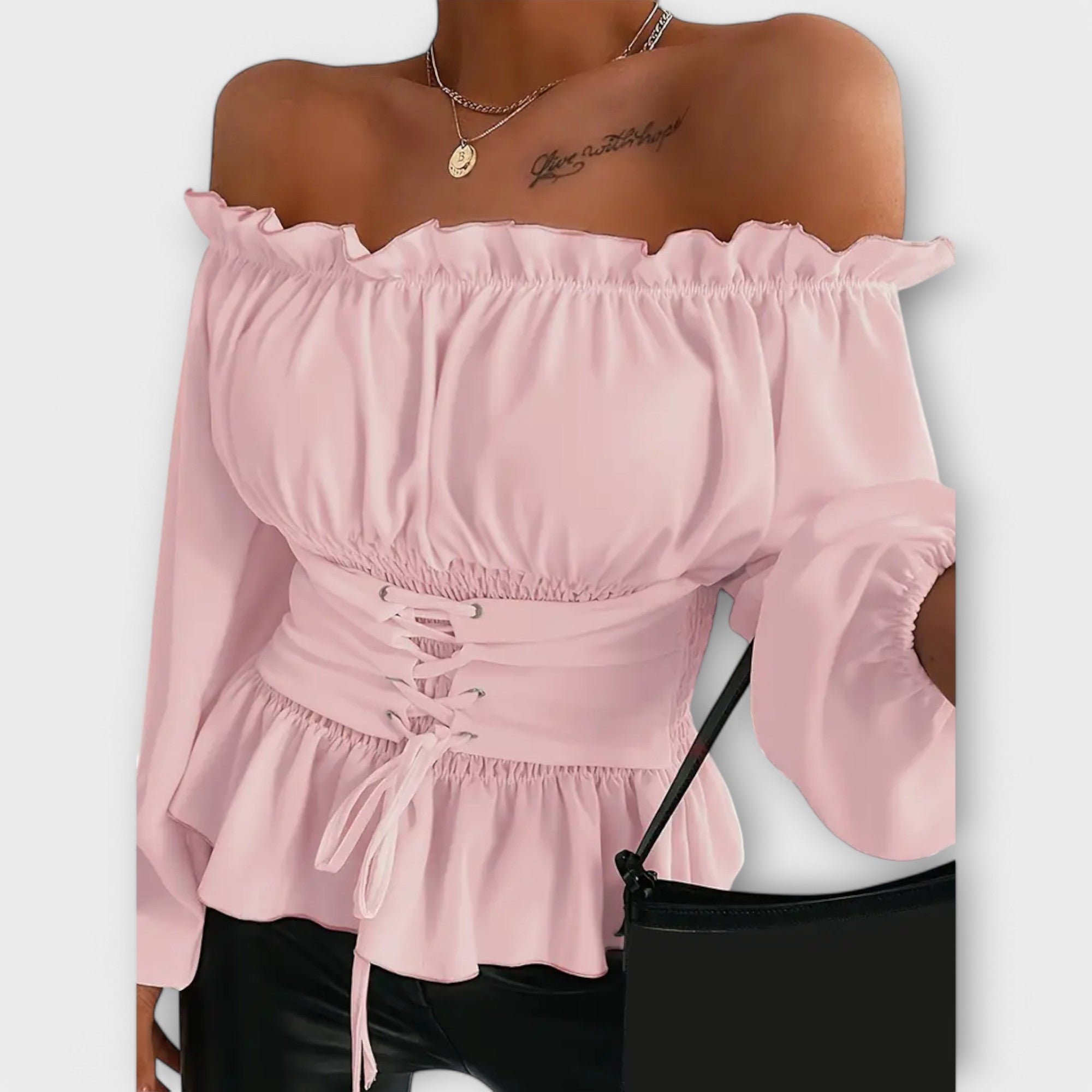 Amelia - Blusa con Pliegues