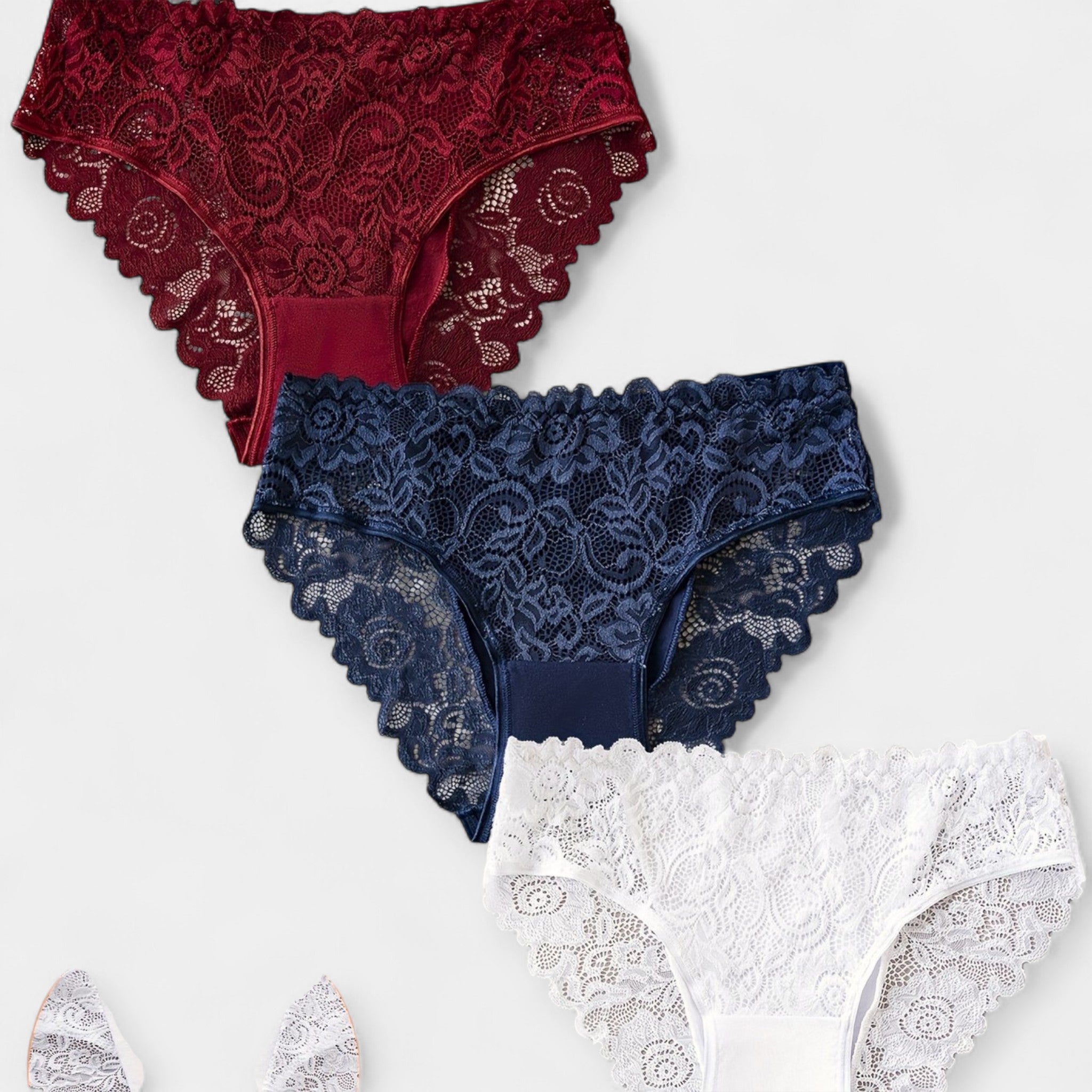 Pack de 3 Slips en Dentelle