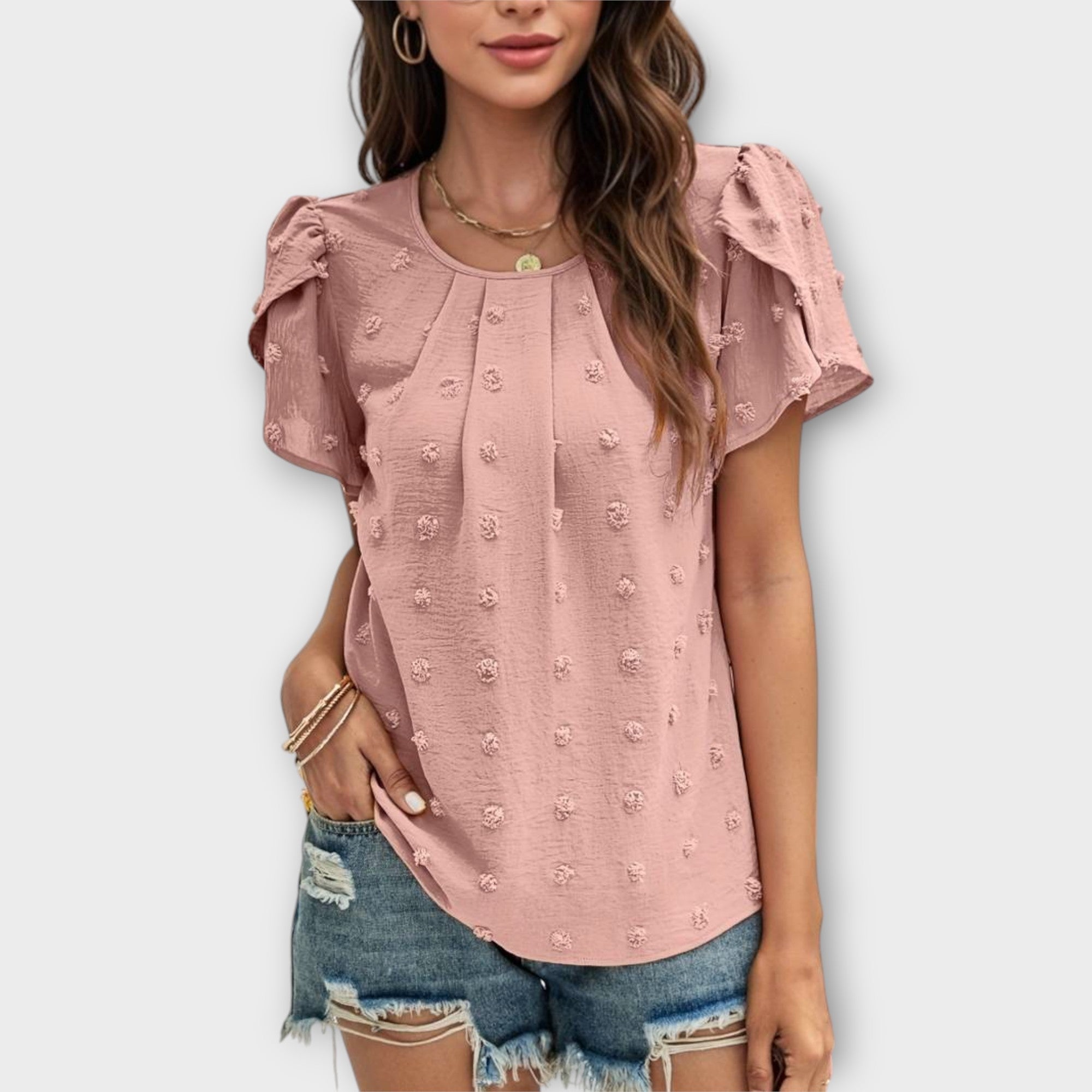 Charlotte - blusa de puntos