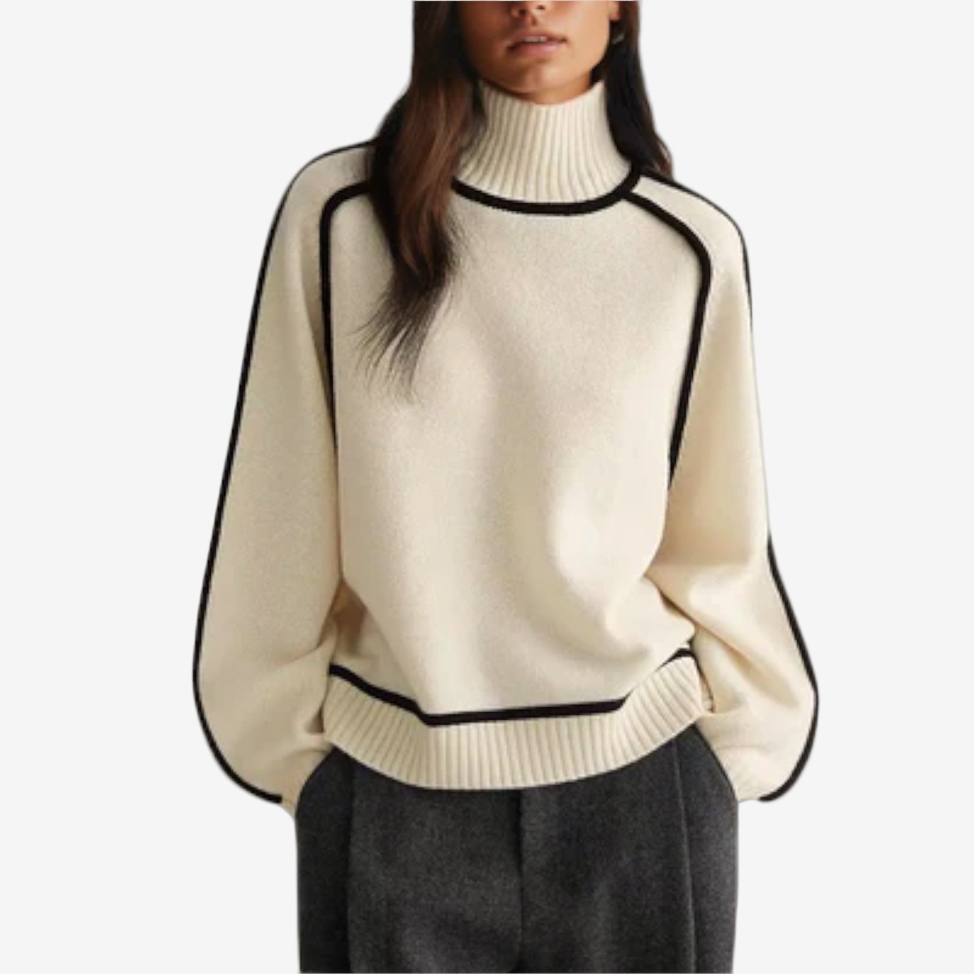 Emilie™ Pull Col Montant