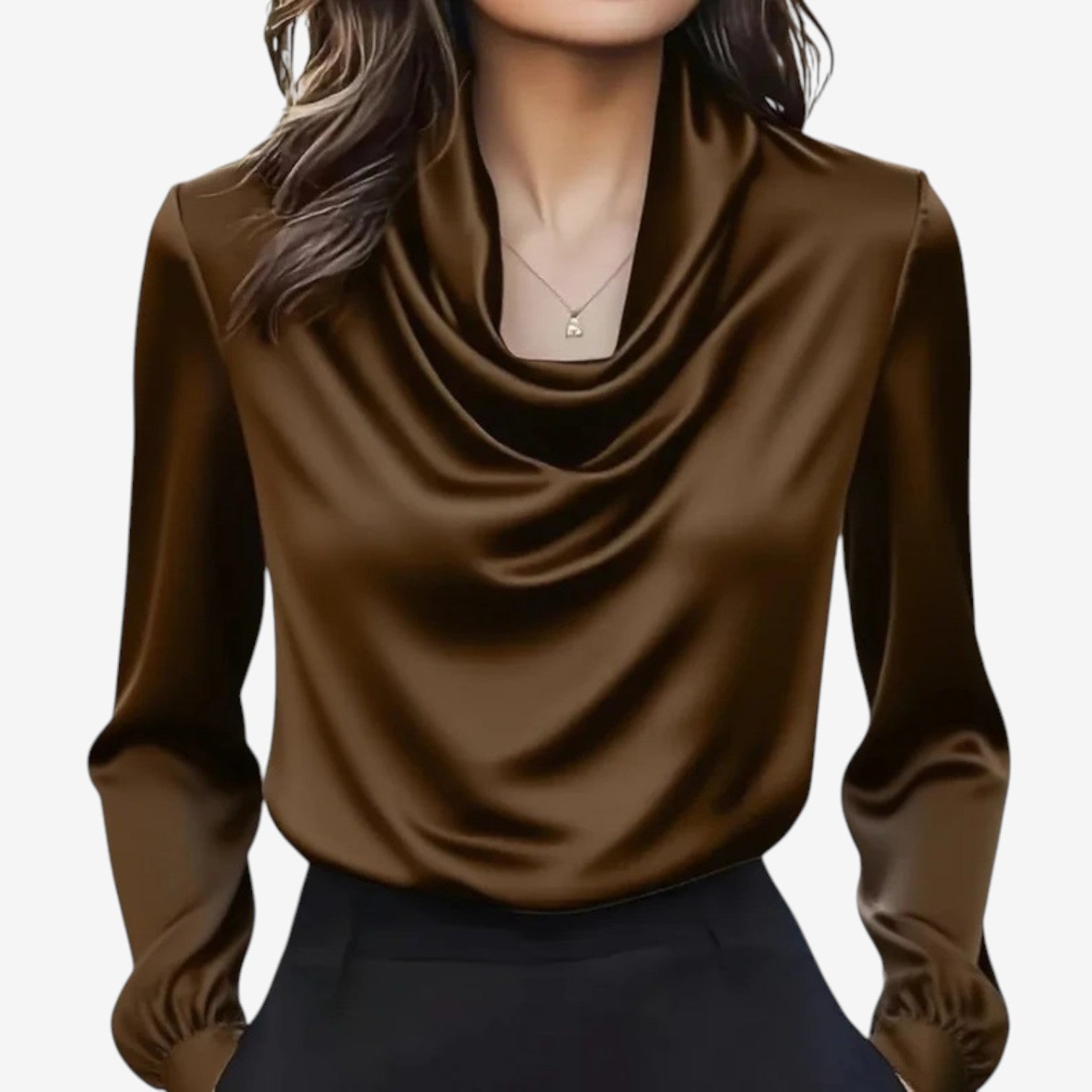 Blouse Katia™ avec Col Drapé