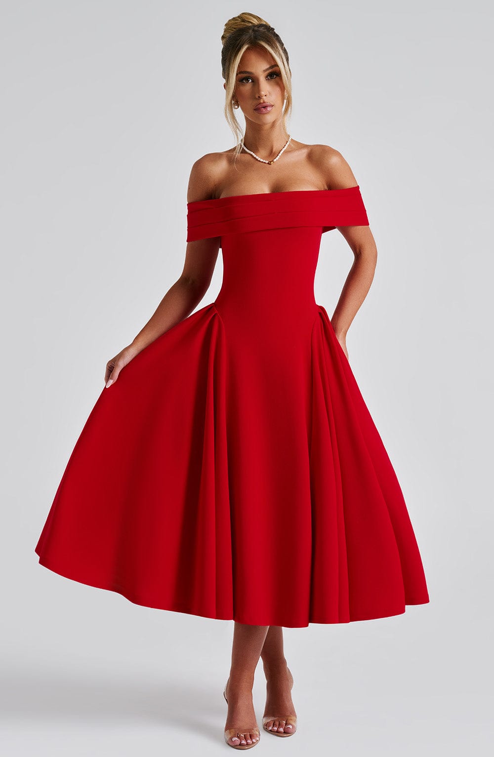 Robe Midi Élégante Alexander Saint