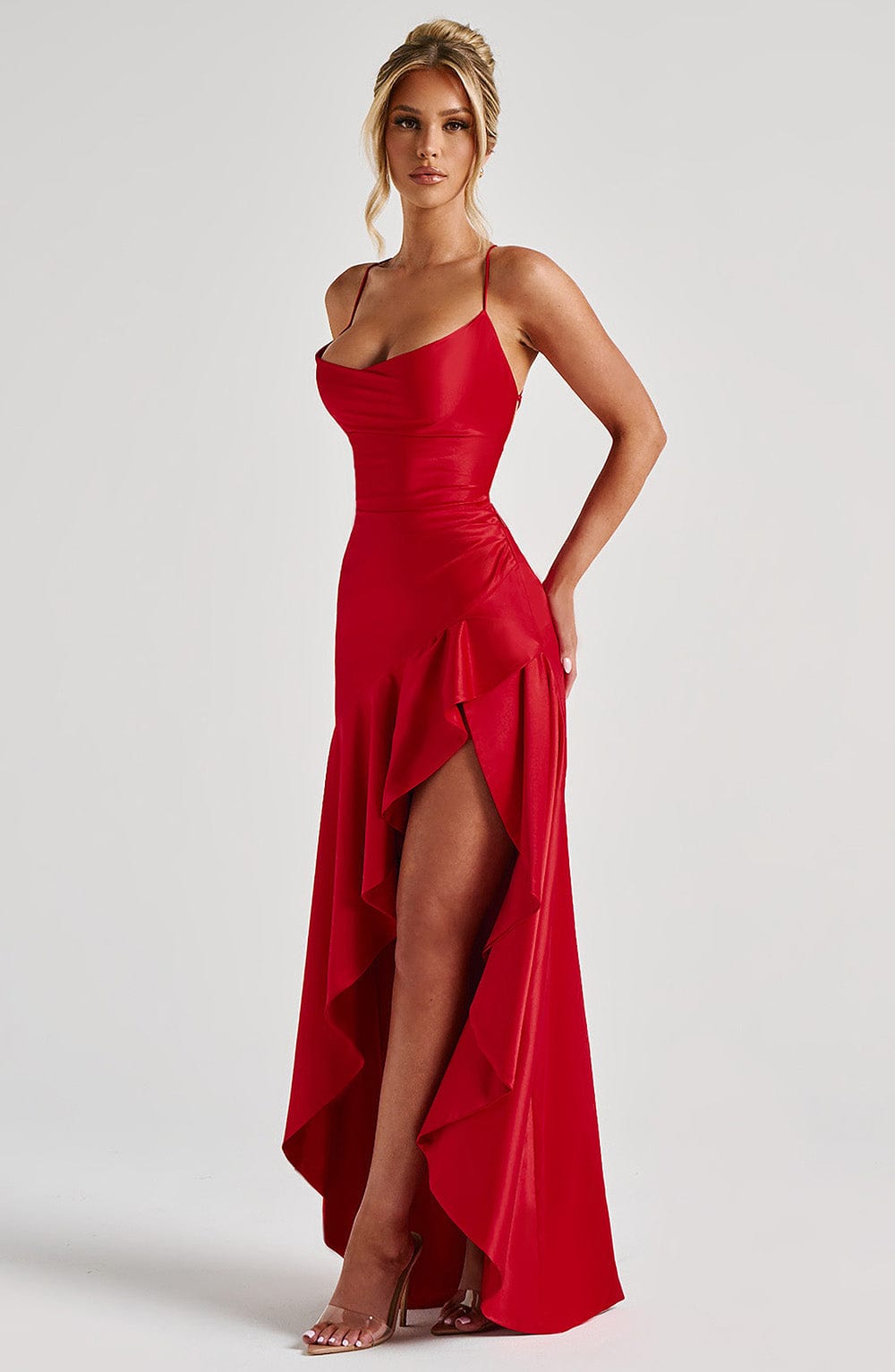 Robe Maxi avec Volants